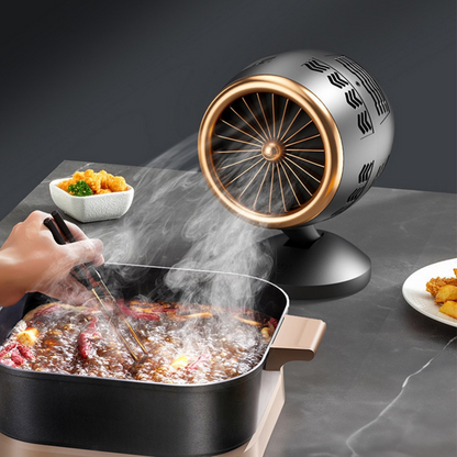 Compact Smart Range Hood with Adjustable Features and USB Power