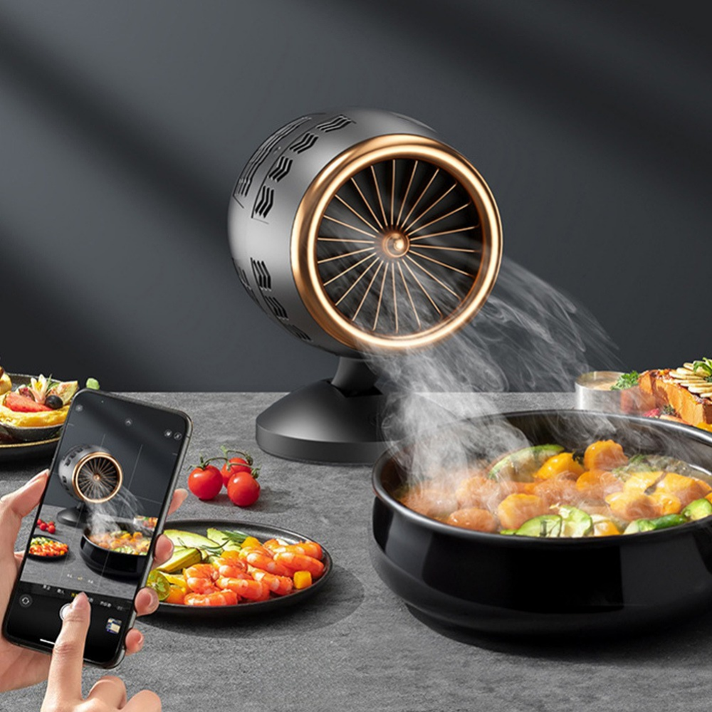 Compact Smart Range Hood with Adjustable Features and USB Power