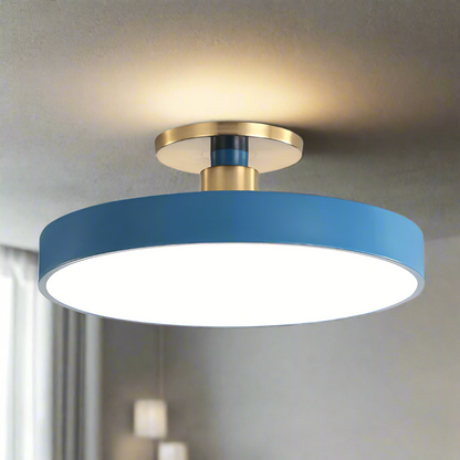 Round Flush Mount Ceiling Light with Minimalist Design