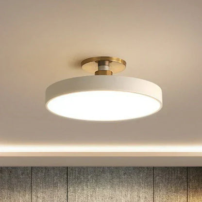 Round Flush Mount Ceiling Light with Minimalist Design