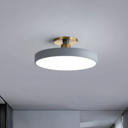 Round Flush Mount Ceiling Light with Minimalist Design