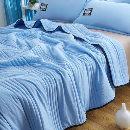 Cooling Blanket with Textured Fabric