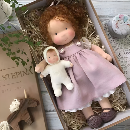 Cherished Companion Doll with Soft Cotton and Wool Fill