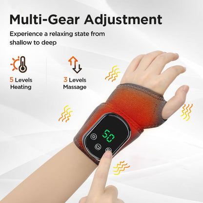 Rechargeable Wrist Comfort Wrap with Heat & Vibration