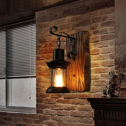 Stylish Iron Wall Fixture with Adjustable Metal Shade