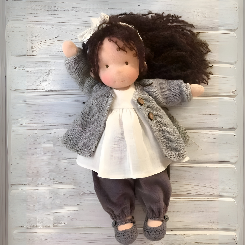 Cherished Companion Doll with Soft Cotton and Wool Fill