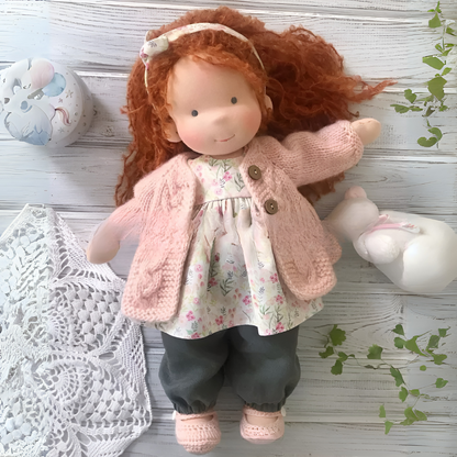 Cherished Companion Doll with Soft Cotton and Wool Fill