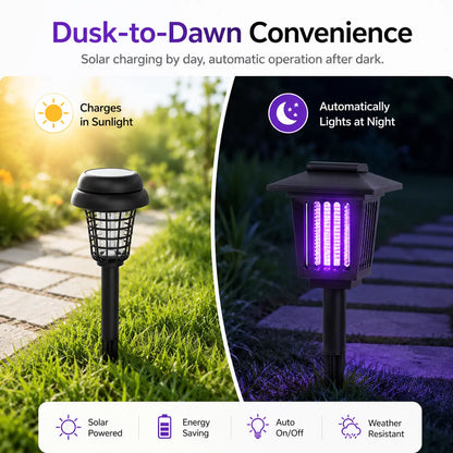 Eco-Friendly Insect Zapper & Pathway Light with Smart Sensor