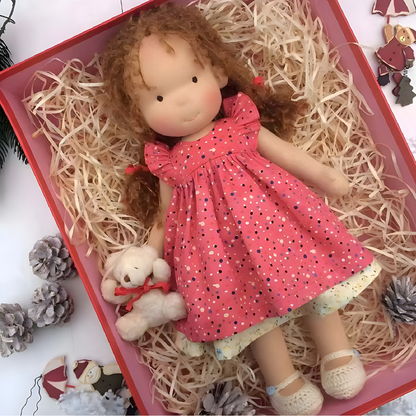 Cherished Companion Doll with Soft Cotton and Wool Fill