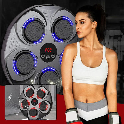 Bluetooth Punching Trainer with Adjustable Speed, Wall-Mounted Music Box