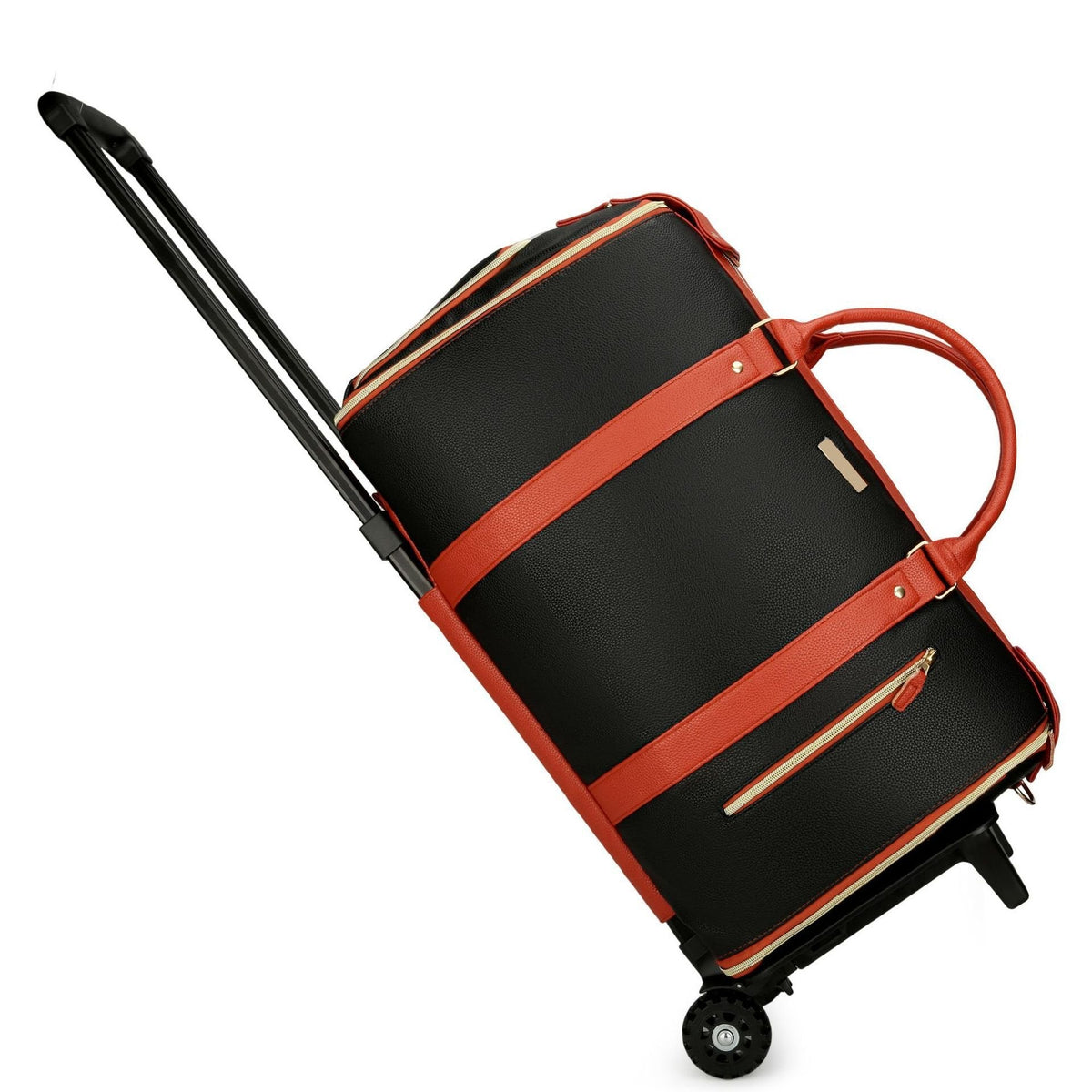 Smart Travel Carry-All with Garment Preservation and Rolling Mobility
