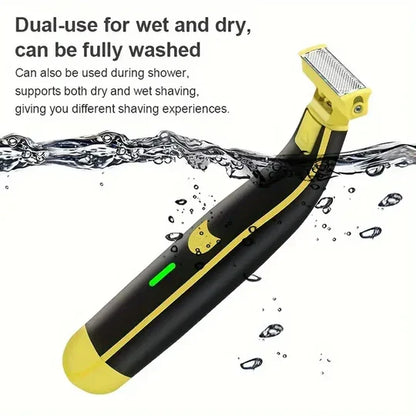 Men's Versatile Rechargeable Grooming Shaver & Trimmer