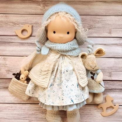 Cherished Companion Doll with Soft Cotton and Wool Fill