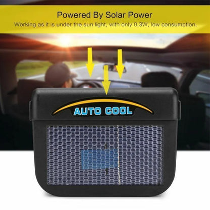 Eco-Friendly Car Window Air Circulator with Solar Power