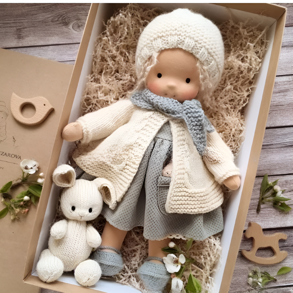 Cherished Companion Doll with Soft Cotton and Wool Fill
