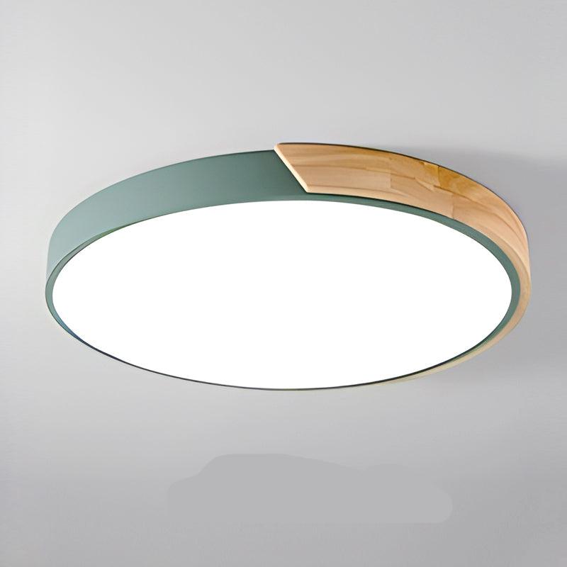 Contemporary Circular Ceiling Light with LED Technology