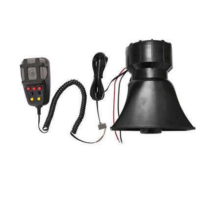 High-Volume Car Alert System with 7 Distinct Sounds and Microphone