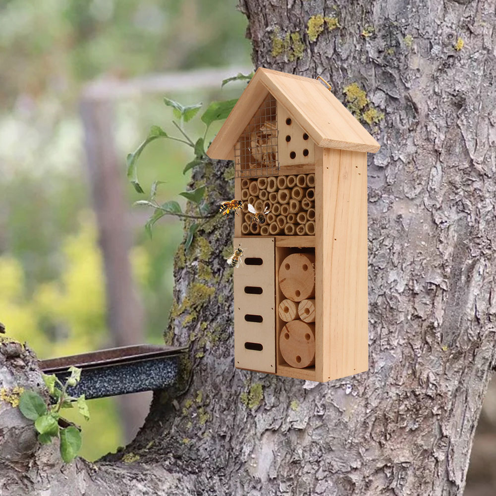 Eco-Friendly Insect Haven for Garden Pollinators