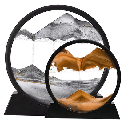 Dynamic 3D Sand Art Frame – Kinetic Visual Display