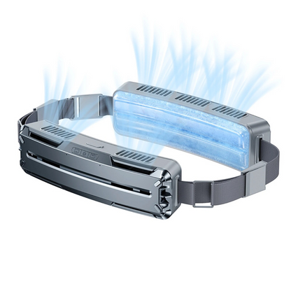 Portable Cooling Fan with Adjustable Waist Strap and Variable Speeds