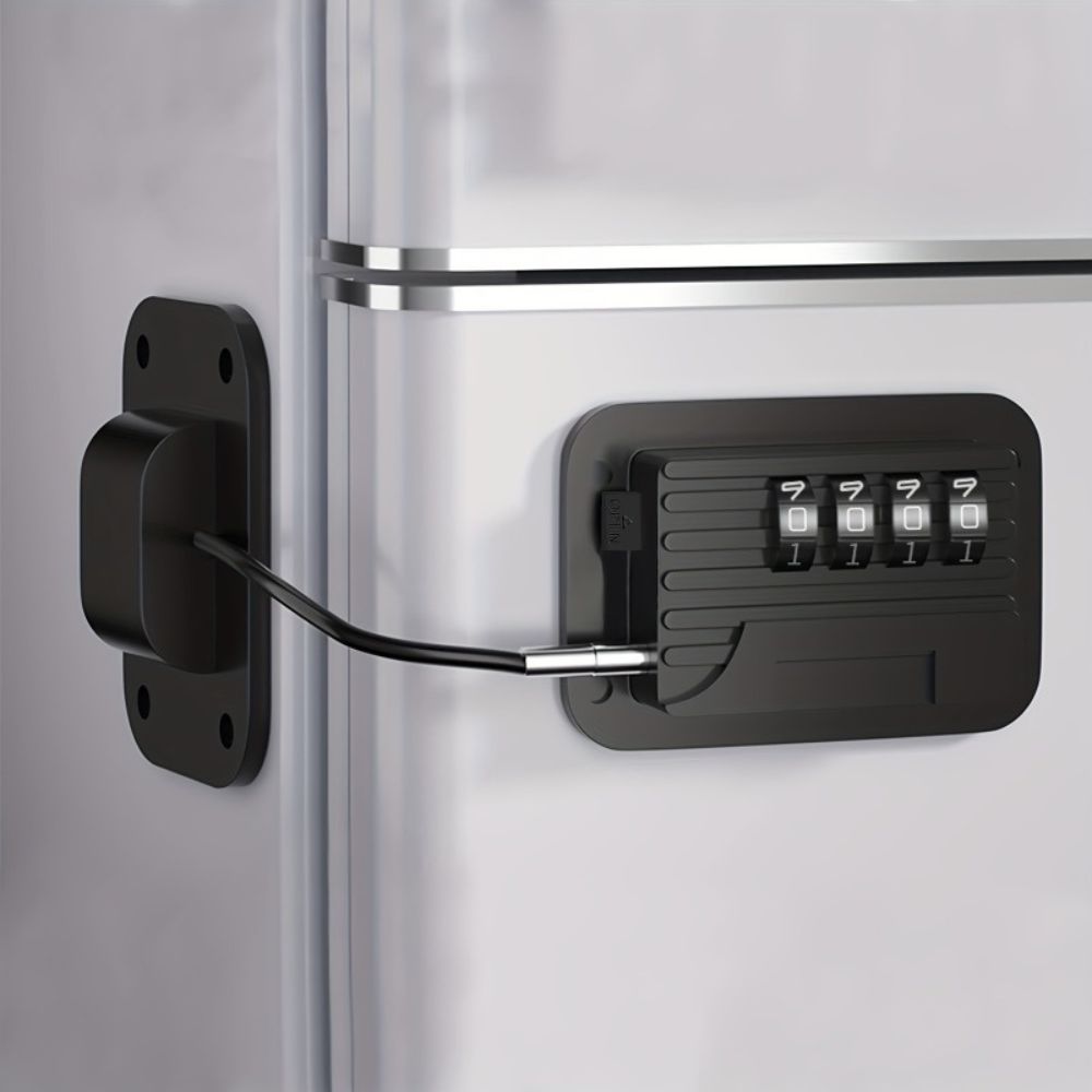 Adjustable Strap Refrigerator Lock with Personalized Password Security