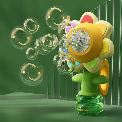 Portable Bubble Blaster with Colorful Light Display