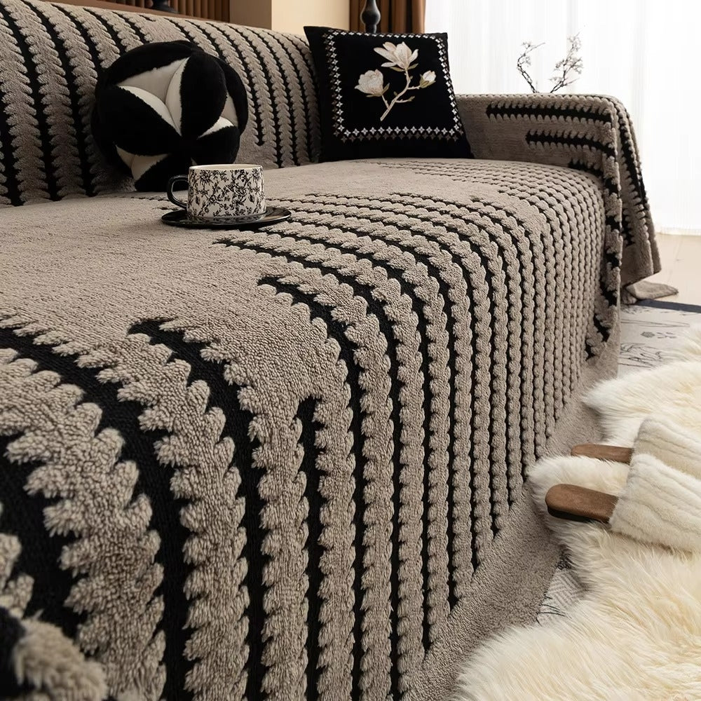 Knit Sofa Slipcover for Decorative Protection
