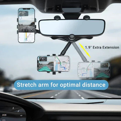 360-Degree Adjustable Car Phone Mount for Safe Driving