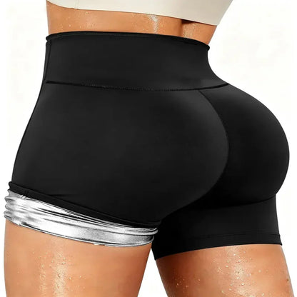 High Rise Active Shorts with Compression Support Wrap