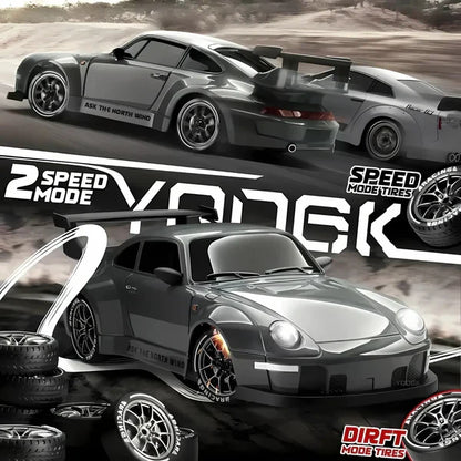 All-Terrain Drift Racer with Customizable Tires & LED Lights