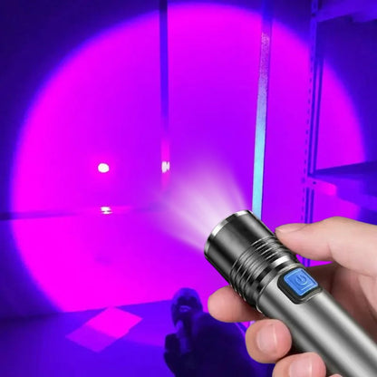 Rechargeable UV Detection Light with Adjustable Beam and Modes