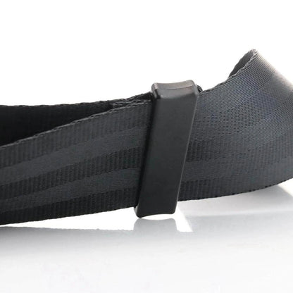 Adjustable Car Seat Belt Extension - Thick Polyester Strap for 2-Bolt Vehicles