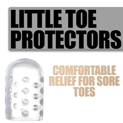 ComfortGuard Silicone Toe Shields for Pain Relief and Protection