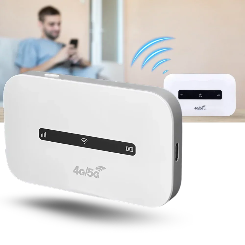 Travel-Ready WiFi Hub with 8-Hour Battery Life and Global Connectivity