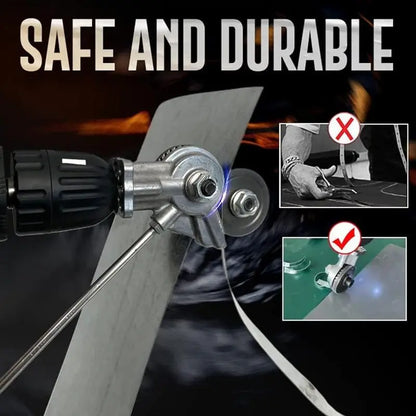 Precision Metal Cutter Drill Tool with Three Versatile Heads