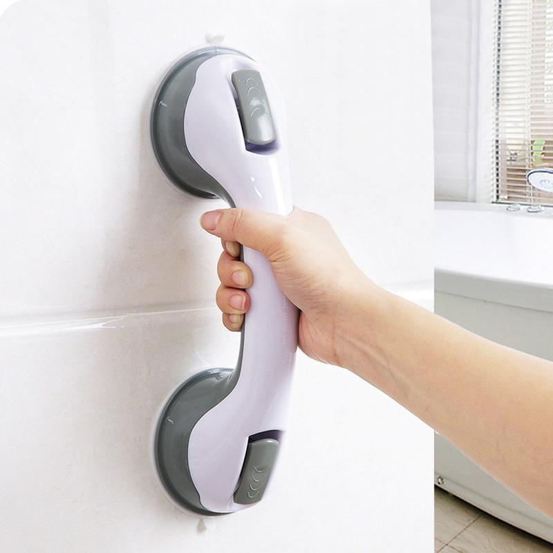 Secure Bathroom Support Bar with Textured Grip Handle