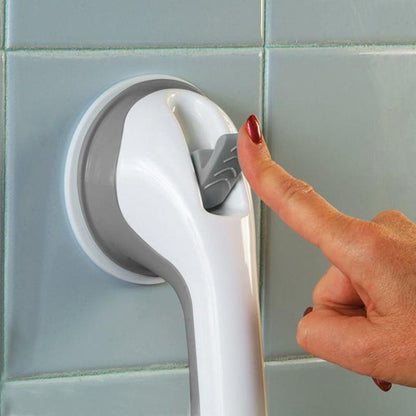Secure Bathroom Support Bar with Textured Grip Handle
