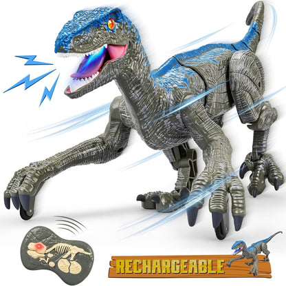 Remote-Controlled Dino Adventure Toy with Sounds & Lights