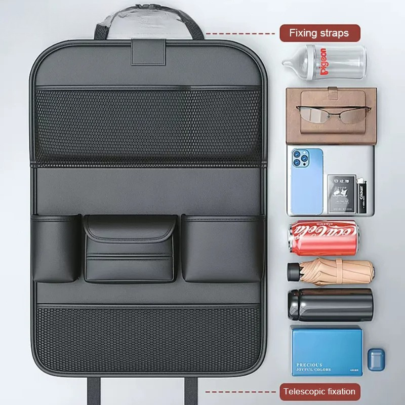 Ultimate Backseat Companion with Foldable Tray & Device Holder