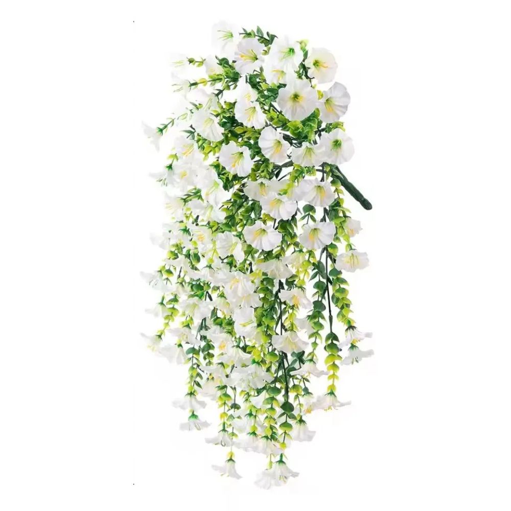 29.52in UV Resistant Artificial Morning Glory Vine with Flexible Stems