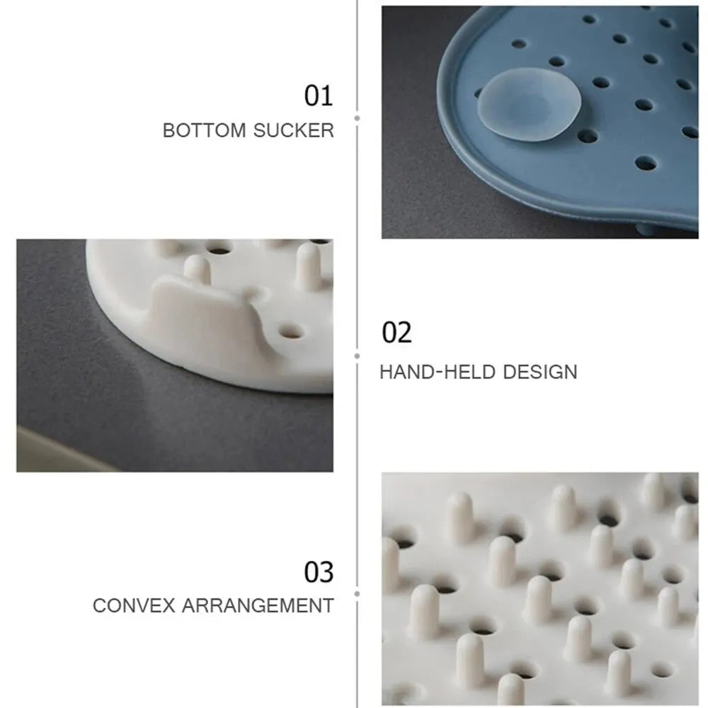 Effortless Drain Protector with Spiral Design and Grip Handle