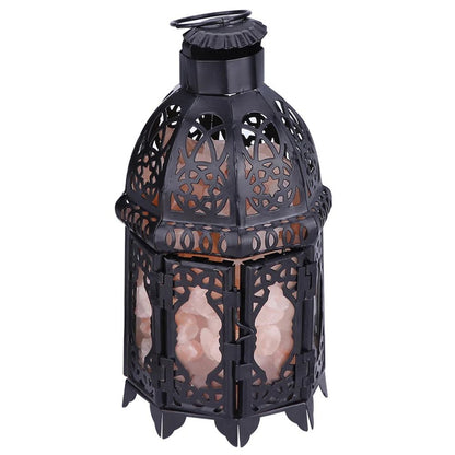 Natural Crystal Salt Rock Table Lamp – 12.2 Inch Warm White Night Light