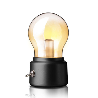 Rechargeable Vintage Style Light Bulb Lamp