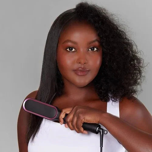 Quick Style Heated Comb with Ionic Frizz Control & Travel Case