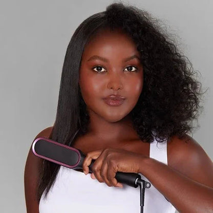 Quick Style Heated Comb with Ionic Frizz Control & Travel Case
