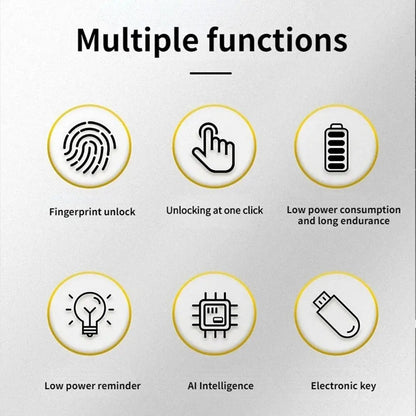 Smart Fingerprint Lock with 10-User Access and Durable Design
