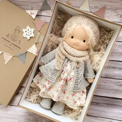 Cherished Companion Doll with Soft Cotton and Wool Fill