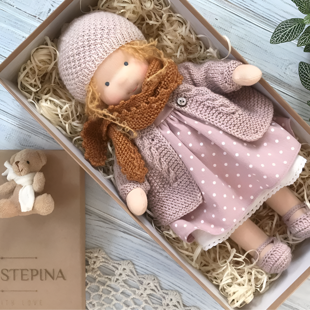 Cherished Companion Doll with Soft Cotton and Wool Fill