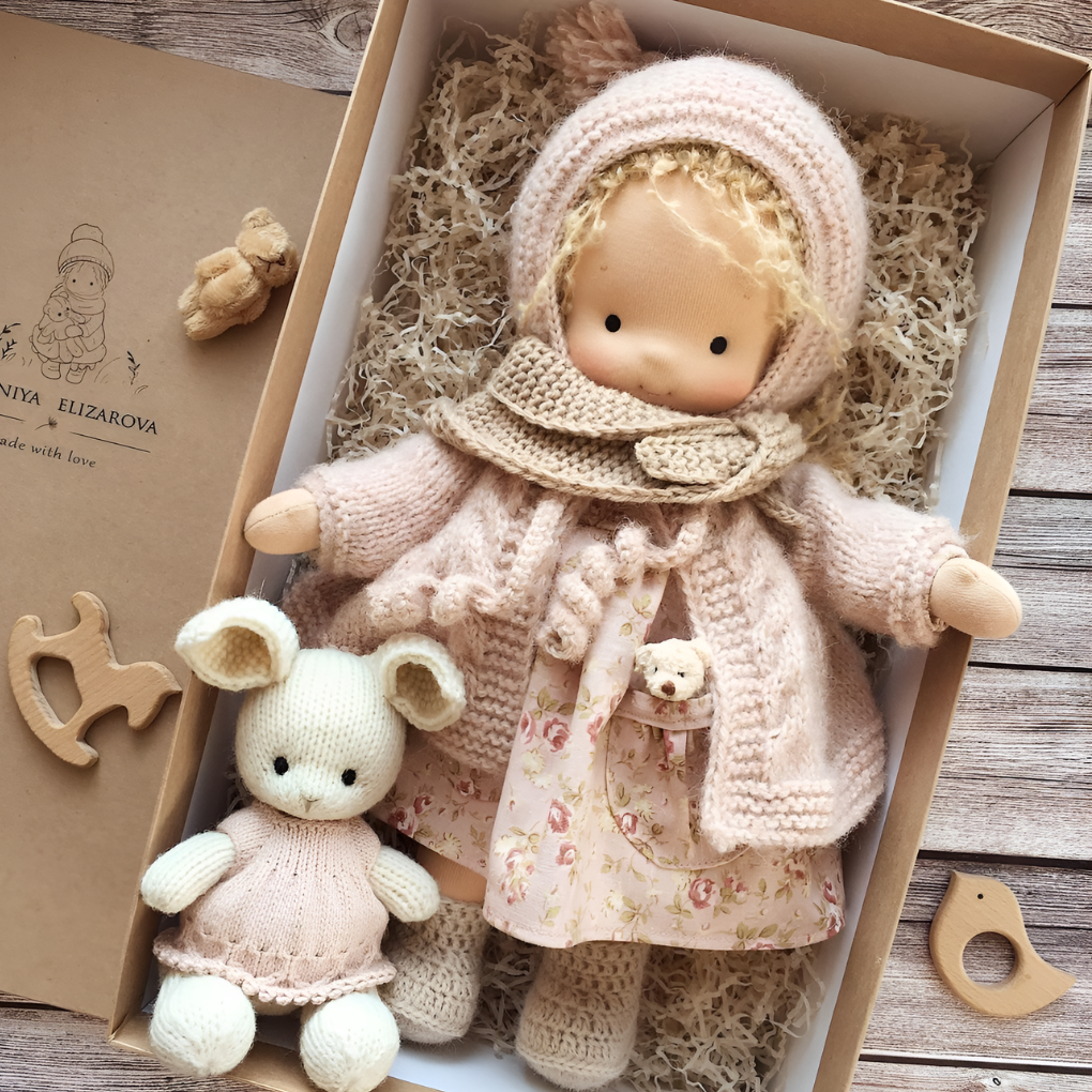 Cherished Companion Doll with Soft Cotton and Wool Fill