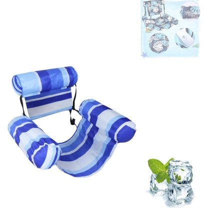 Comfortable Floating Lounger with Mesh Design - Set of 2